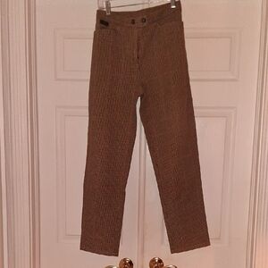 Ralph Lauren Brown And Beige Pants